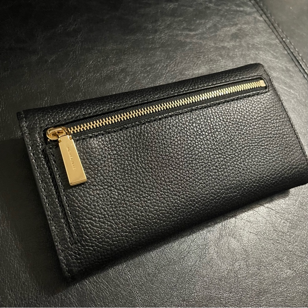 Michael Kors Black Leather Wallet - Picture 10 of 10